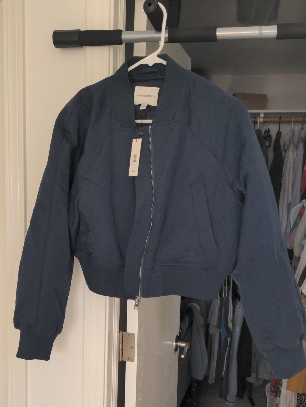 Banana Republic Navy Blue Bomber Jacket